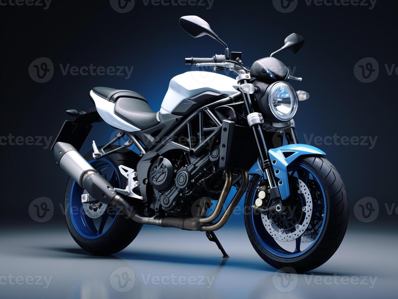 Suzuki sv650 exibição. generativo ai foto