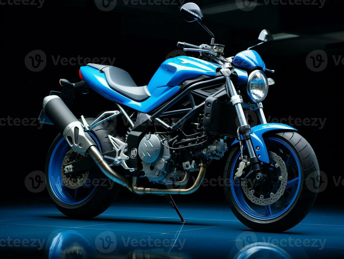 Suzuki sv650 exibição. generativo ai foto