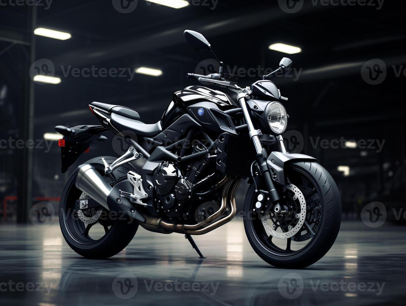 Suzuki sv650 exibição. generativo ai foto