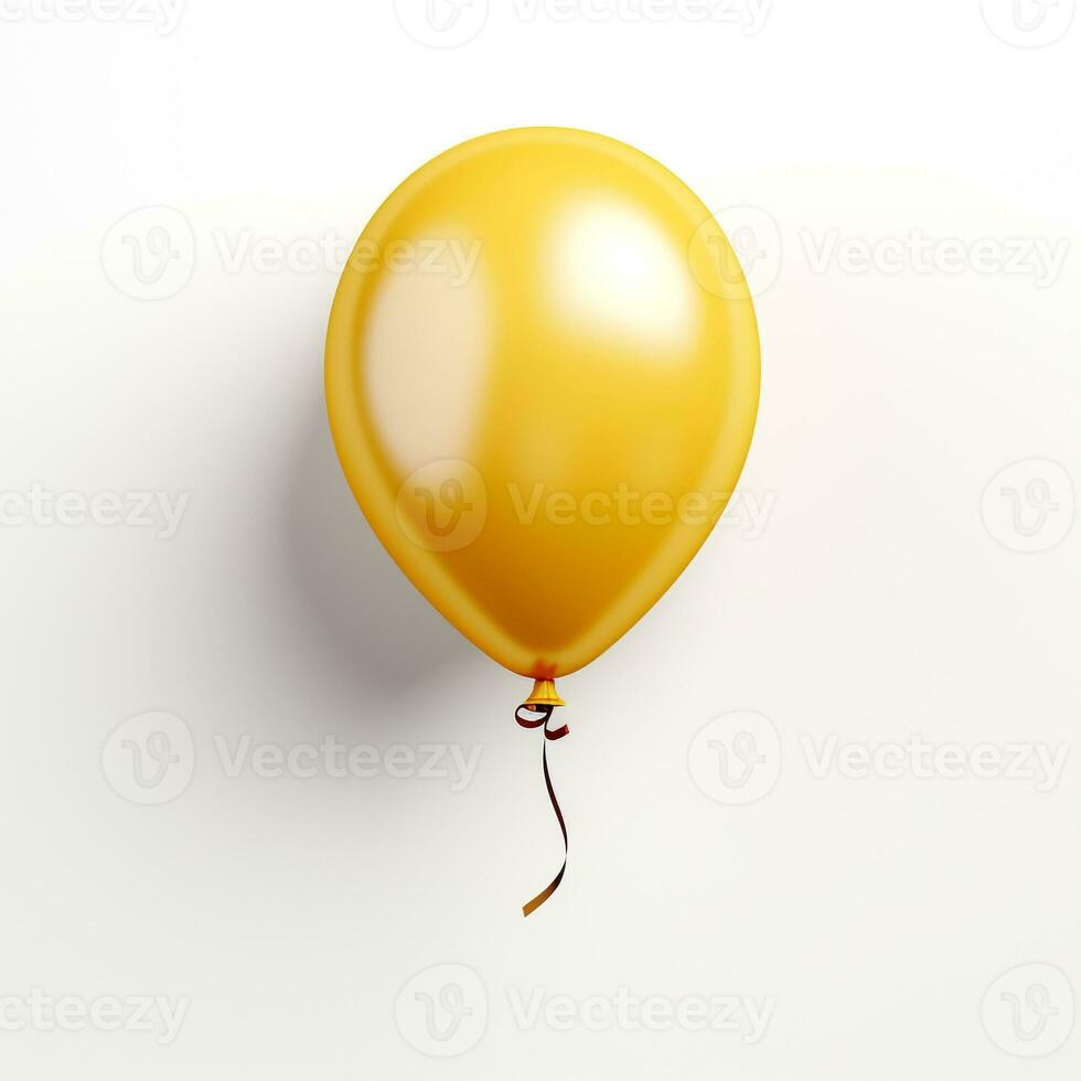 balão em branco fundo. generativo ai foto