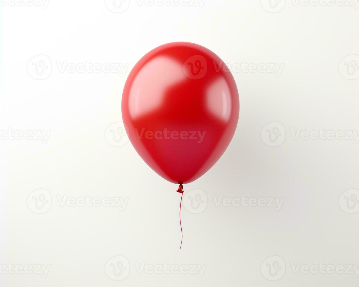 balão em branco fundo. generativo ai foto