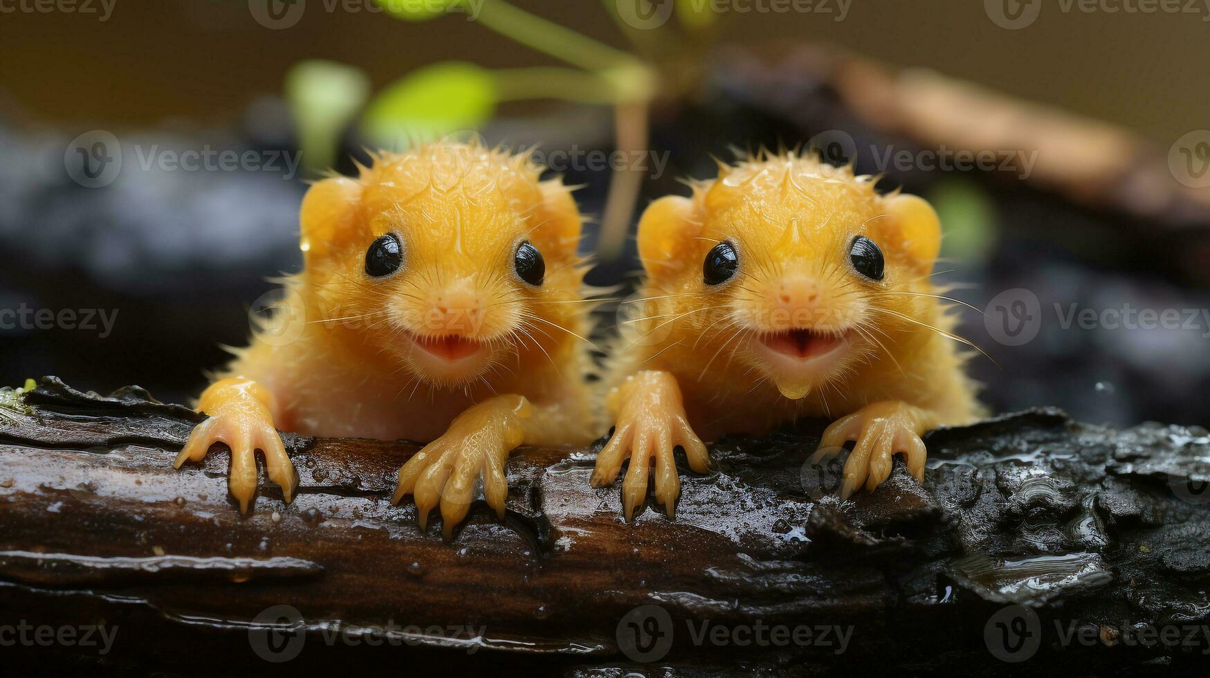 foto do coração derretido dois sapos com a ênfase em expressão do amar. generativo ai