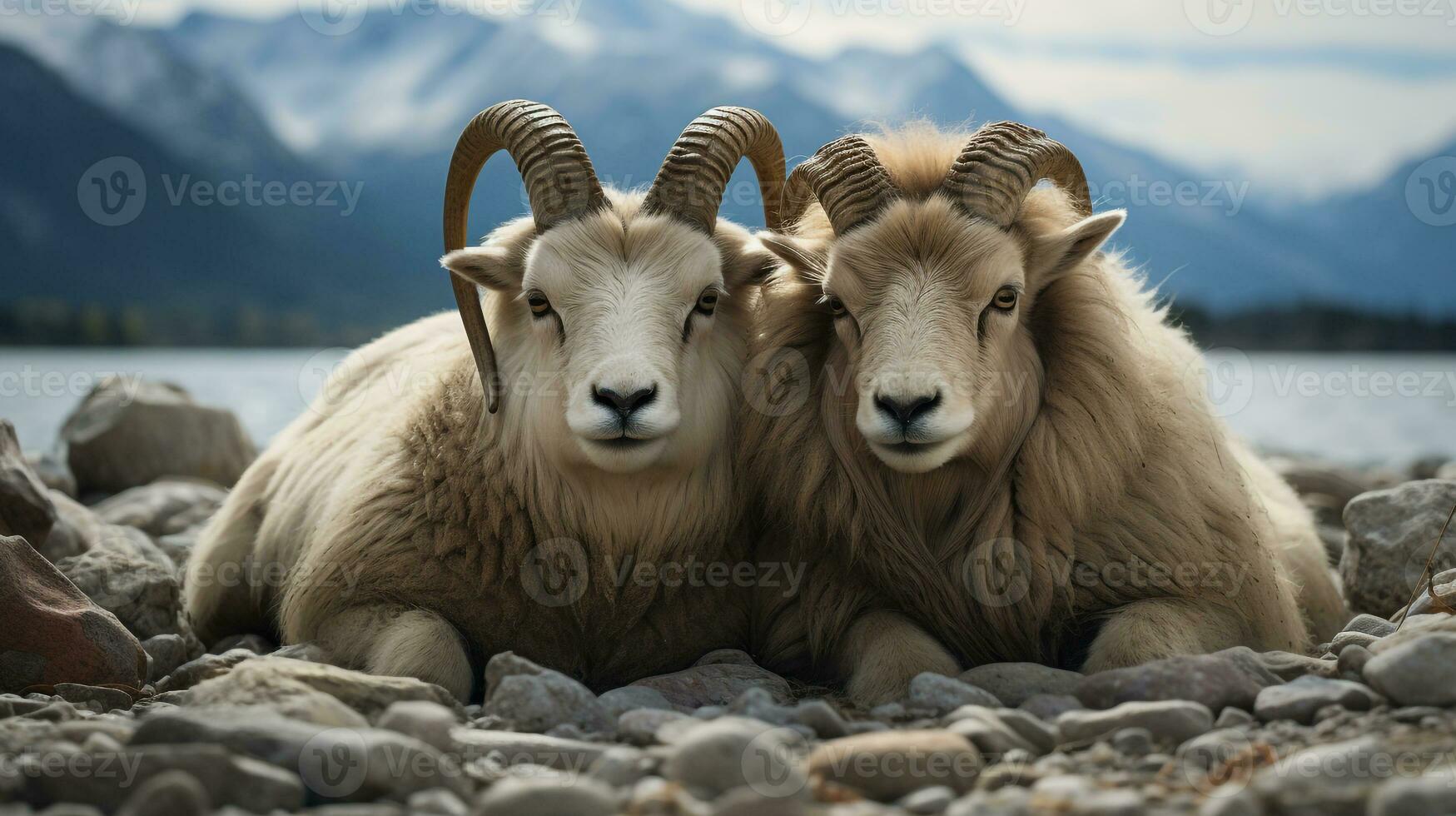 foto do coração derretido dois árabe órix com a ênfase em expressão do amar. generativo ai