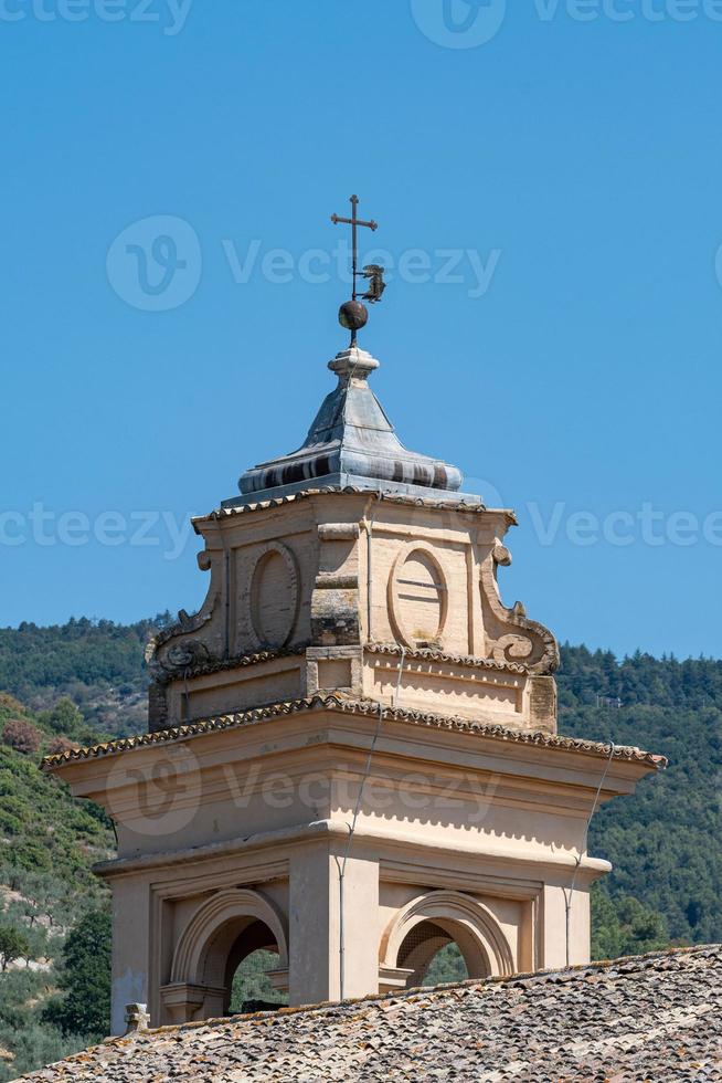 torre do sino do convento spello clarisse foto