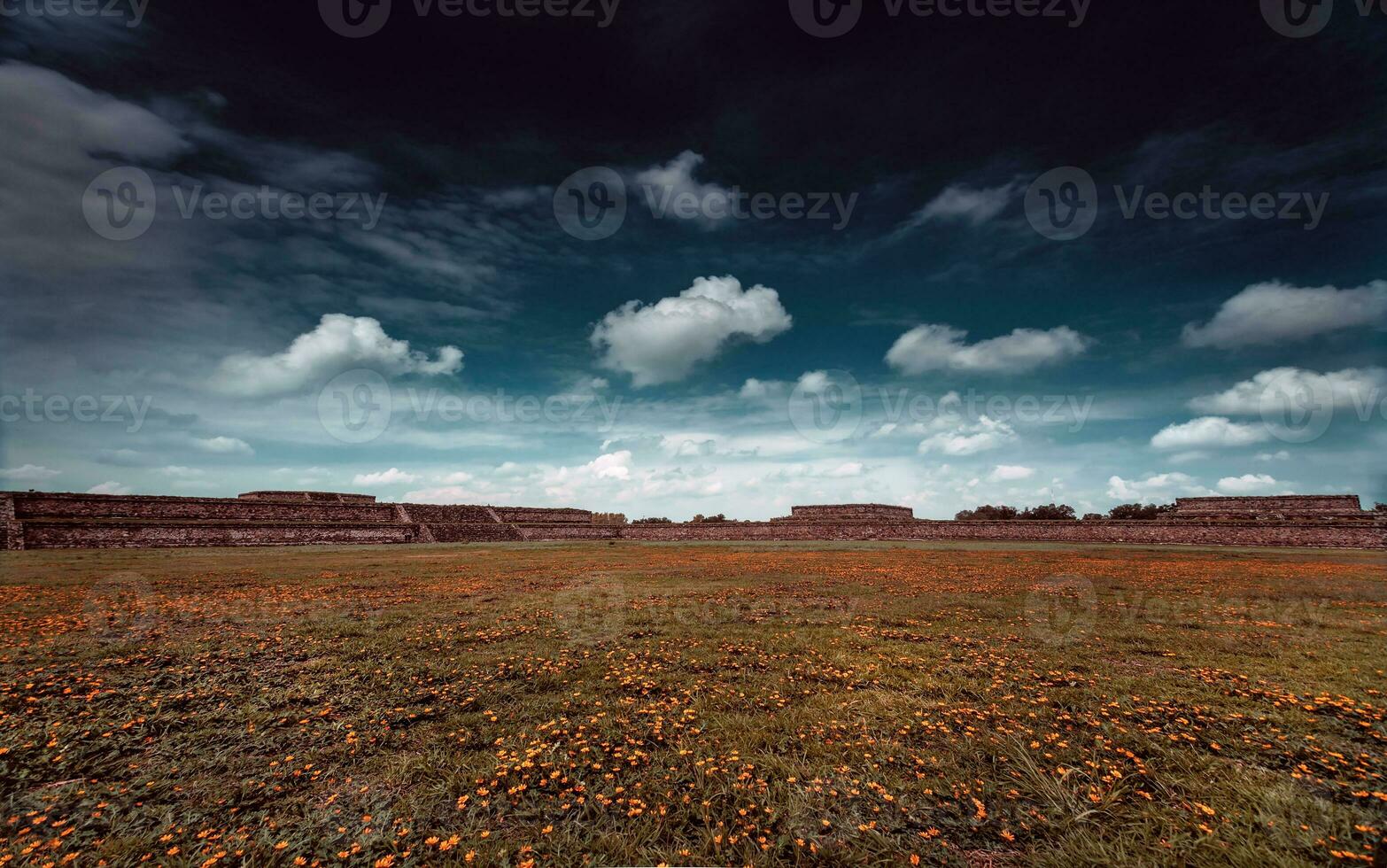 lindo panorama do México foto