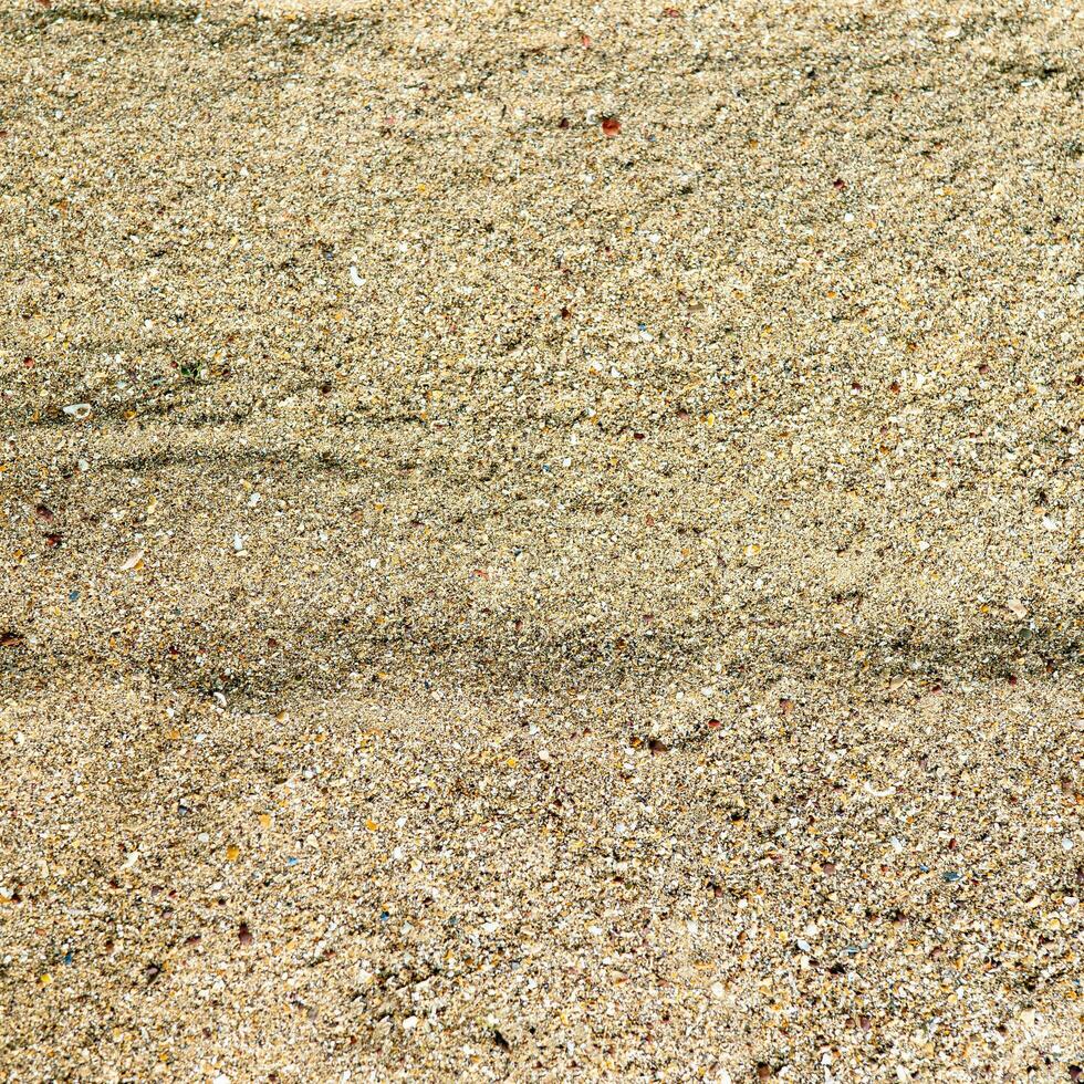 topo Visão do Castanho areia.sandy de praia para fundo com cópia de espaço e visível areia textura. foto