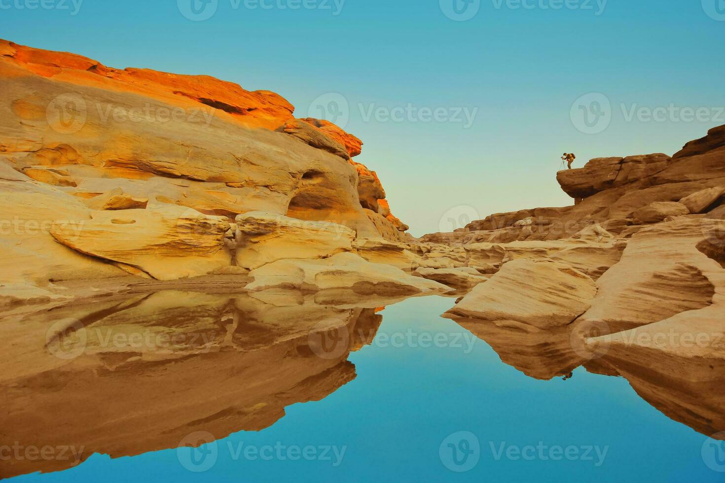 Grande Canyon de Sam-Pan-Bok Ubon Ratchathani Tailândia foto