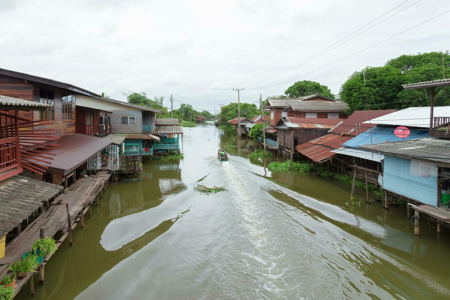 Bangkok - Julho 10, 2016 ,velho mercado huatakhé a mercado é 100 anos velho. foto