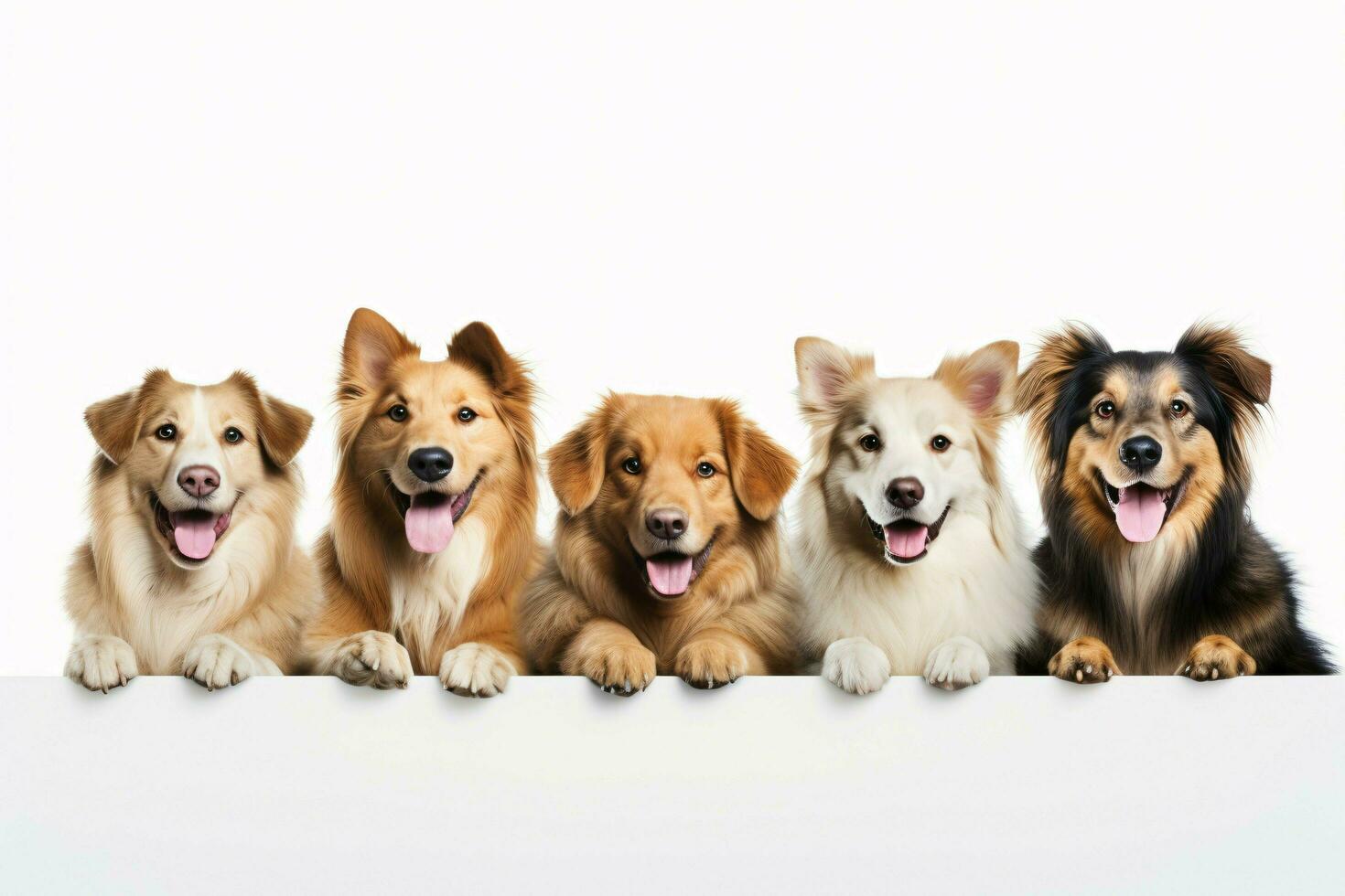 foto cachorro em uma avião branco fundo. ai gerado