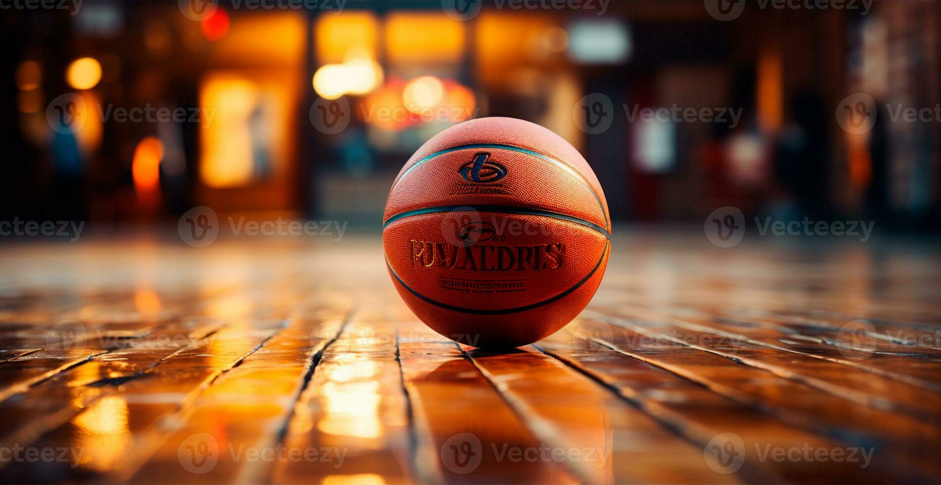 basquetebol em uma basquetebol arena, Esportes arena, Novo Esportes parquet - ai gerado imagem foto