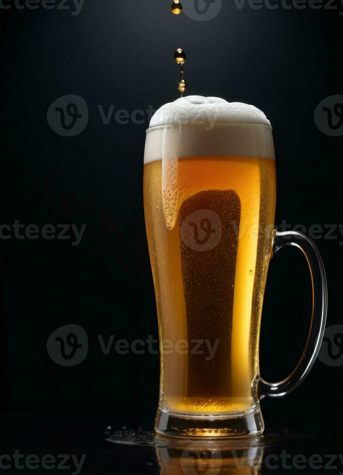 foto do a caneca com Cerveja ai generativo