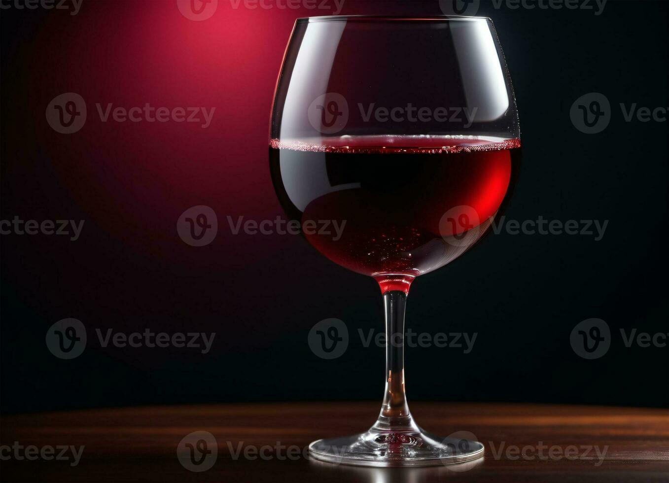 foto do a vidro com vermelho vinho ai generativo