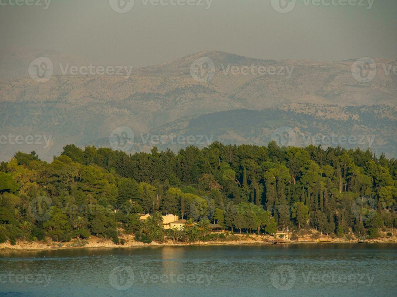 a ilha de corfu foto