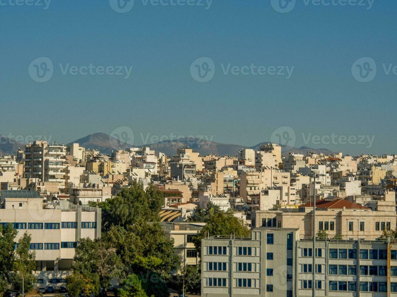 a cidade de atenas foto