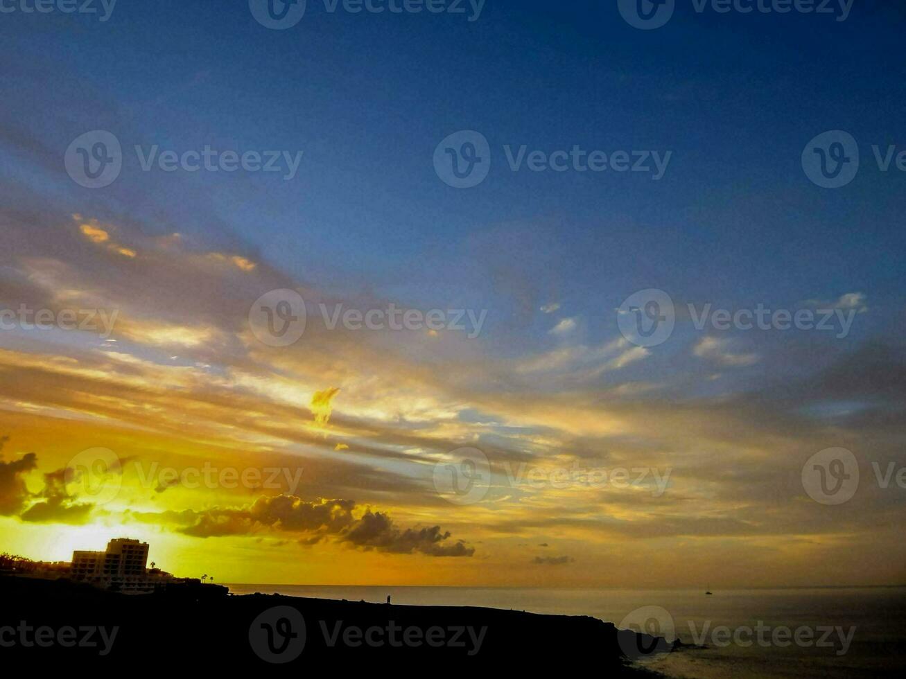 uma pôr do sol Visão foto