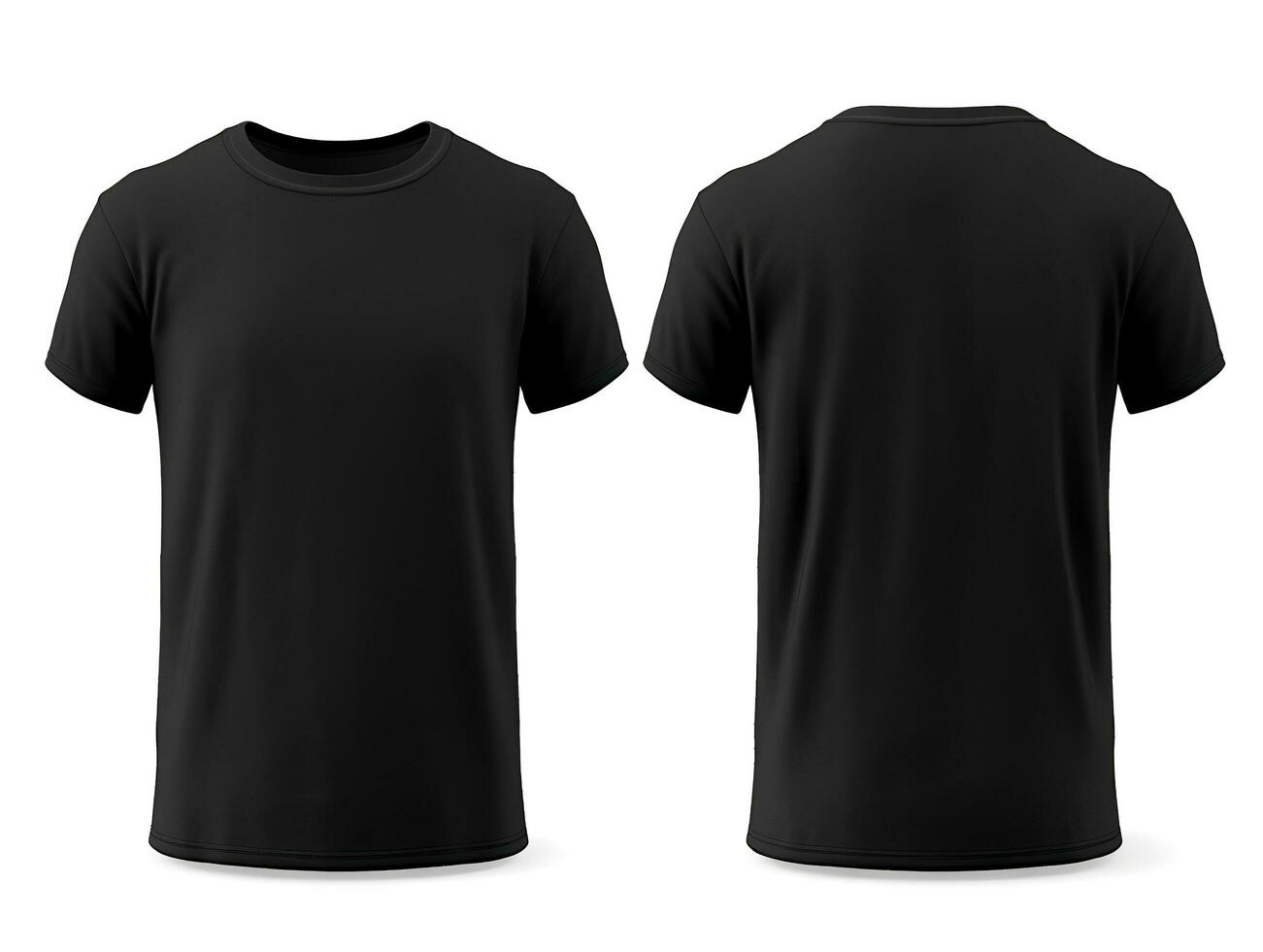 avião Preto camiseta brincar Projeto. frente e costas visualizar. generativo ai foto