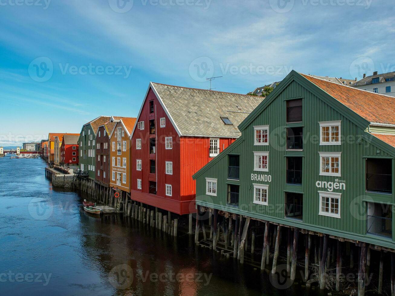 a cidade do Trondheim dentro Noruega foto