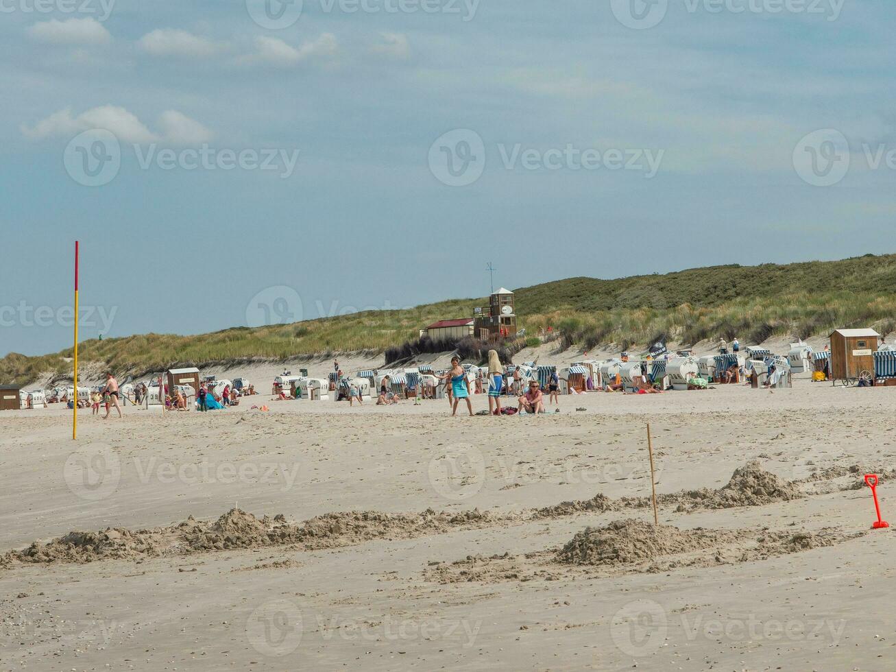 ilha spiekeroog na alemanha foto