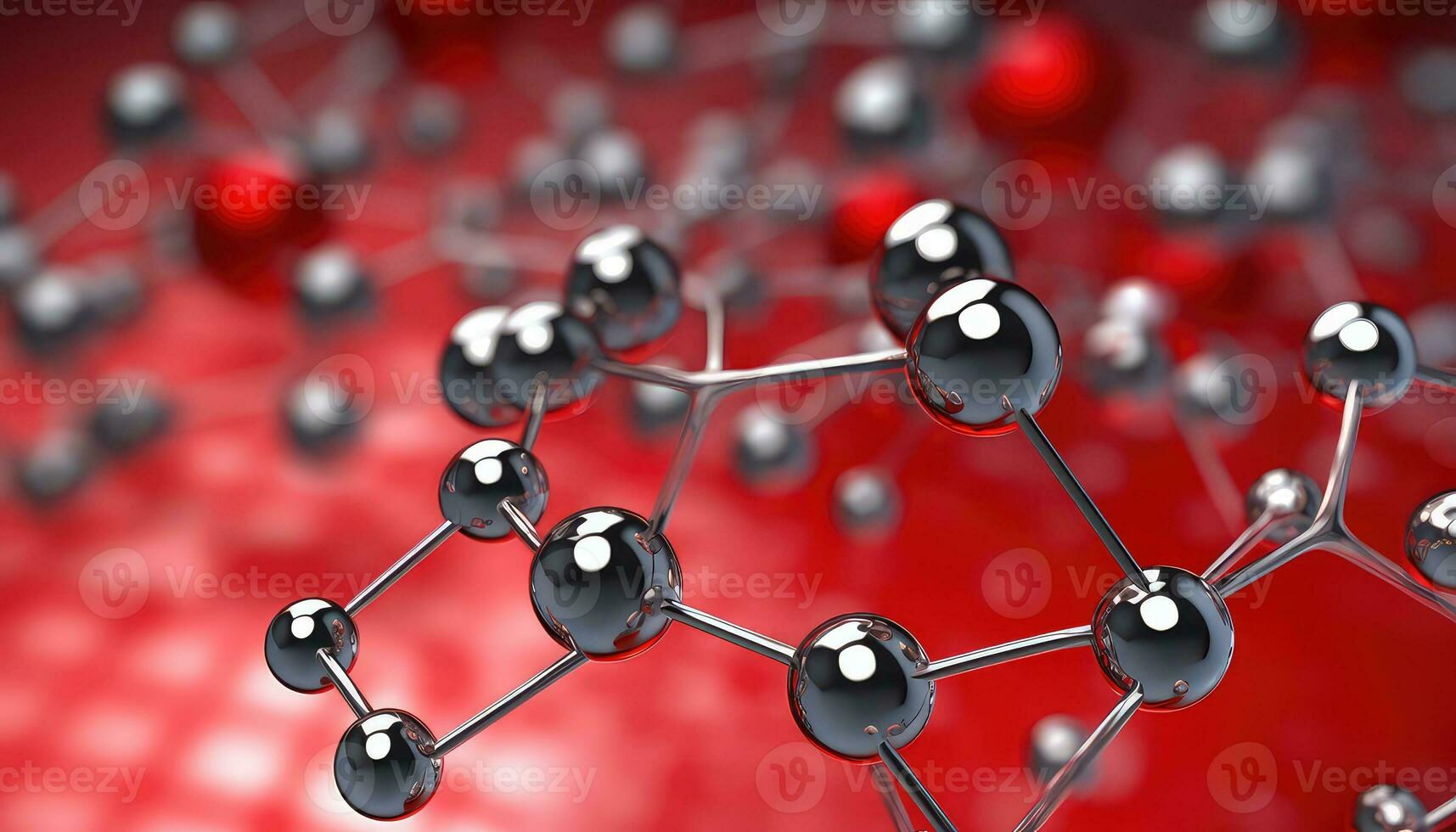 queda metal átomos Conheça hexagonal rede ai gerado foto