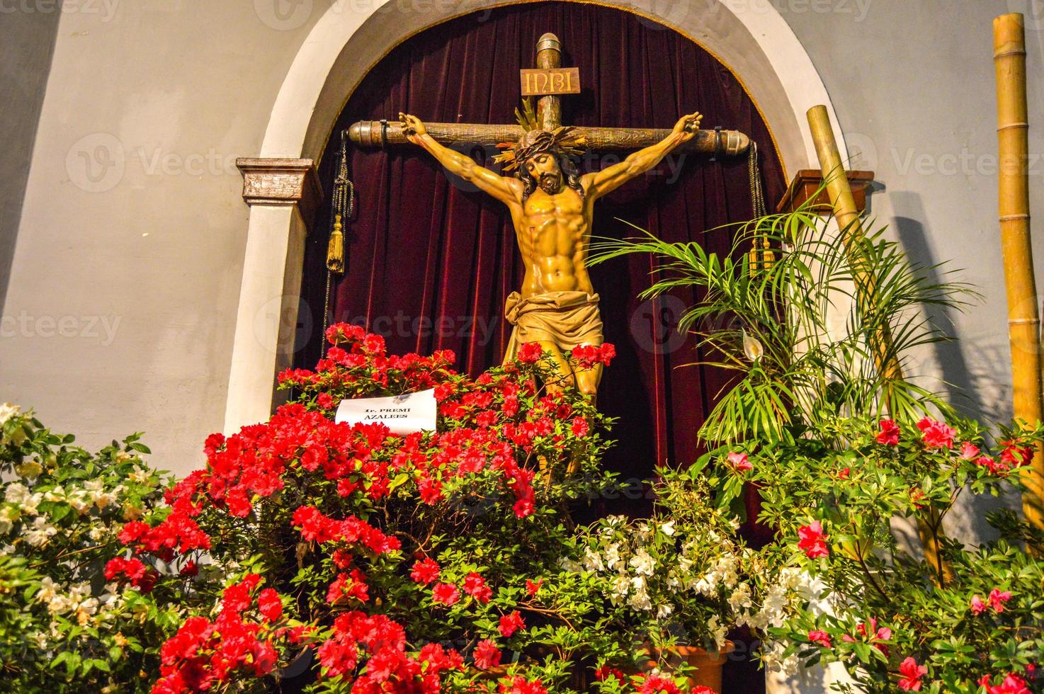 festival da flor em girona temps de flors, espanha. 2018 foto