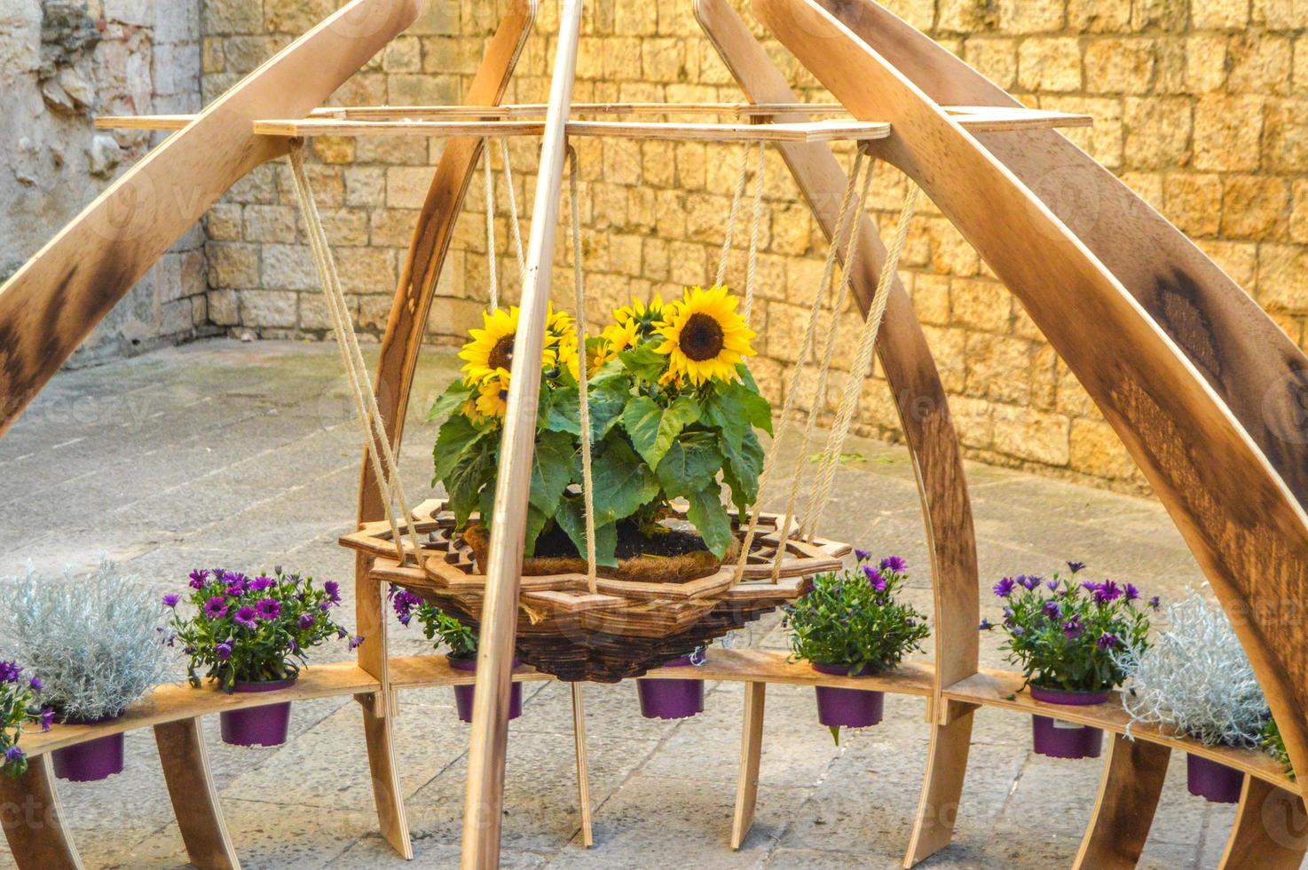 festival da flor em girona temps de flors, espanha. 2018 foto