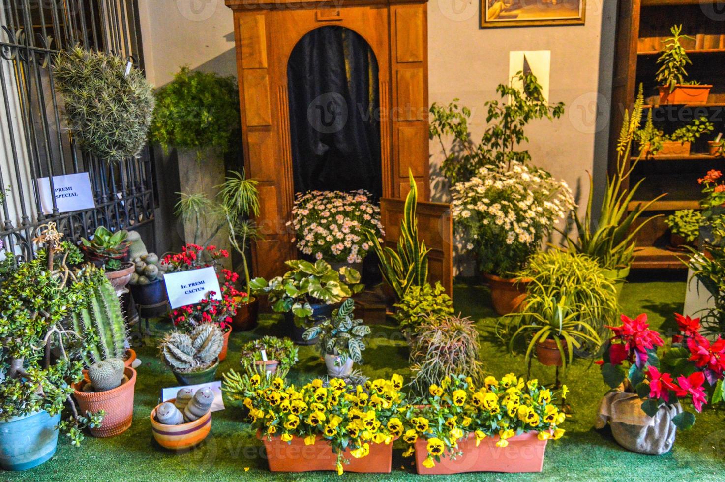 festival da flor em girona temps de flors, espanha. 2018 foto