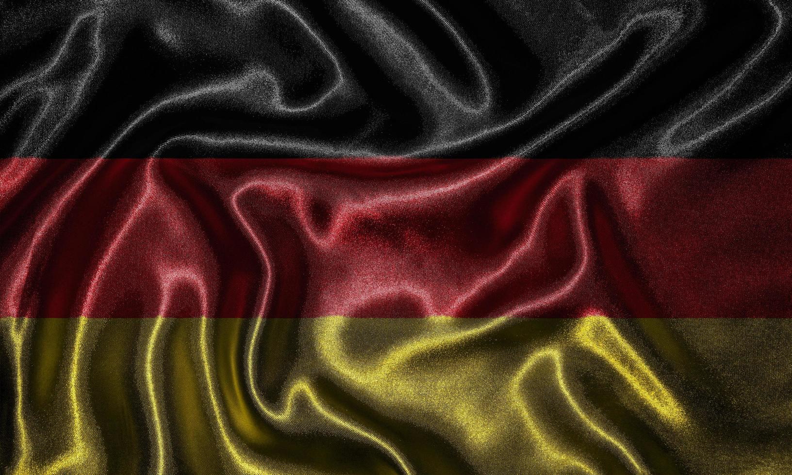 papel de parede por bandeira da Alemanha e bandeira por tecido. foto