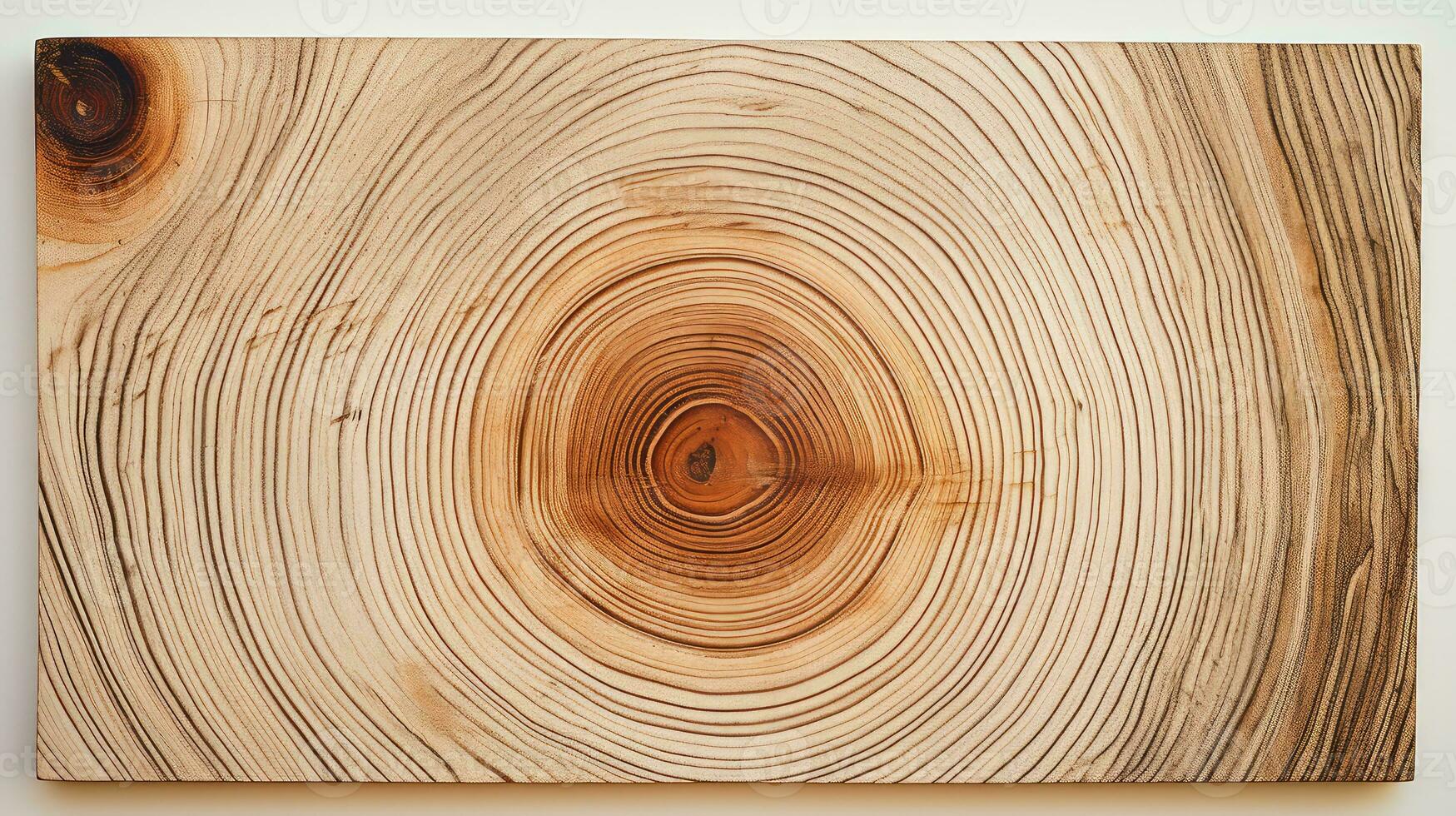 madeira de madeira rústico cartão topo Visão ai gerado foto