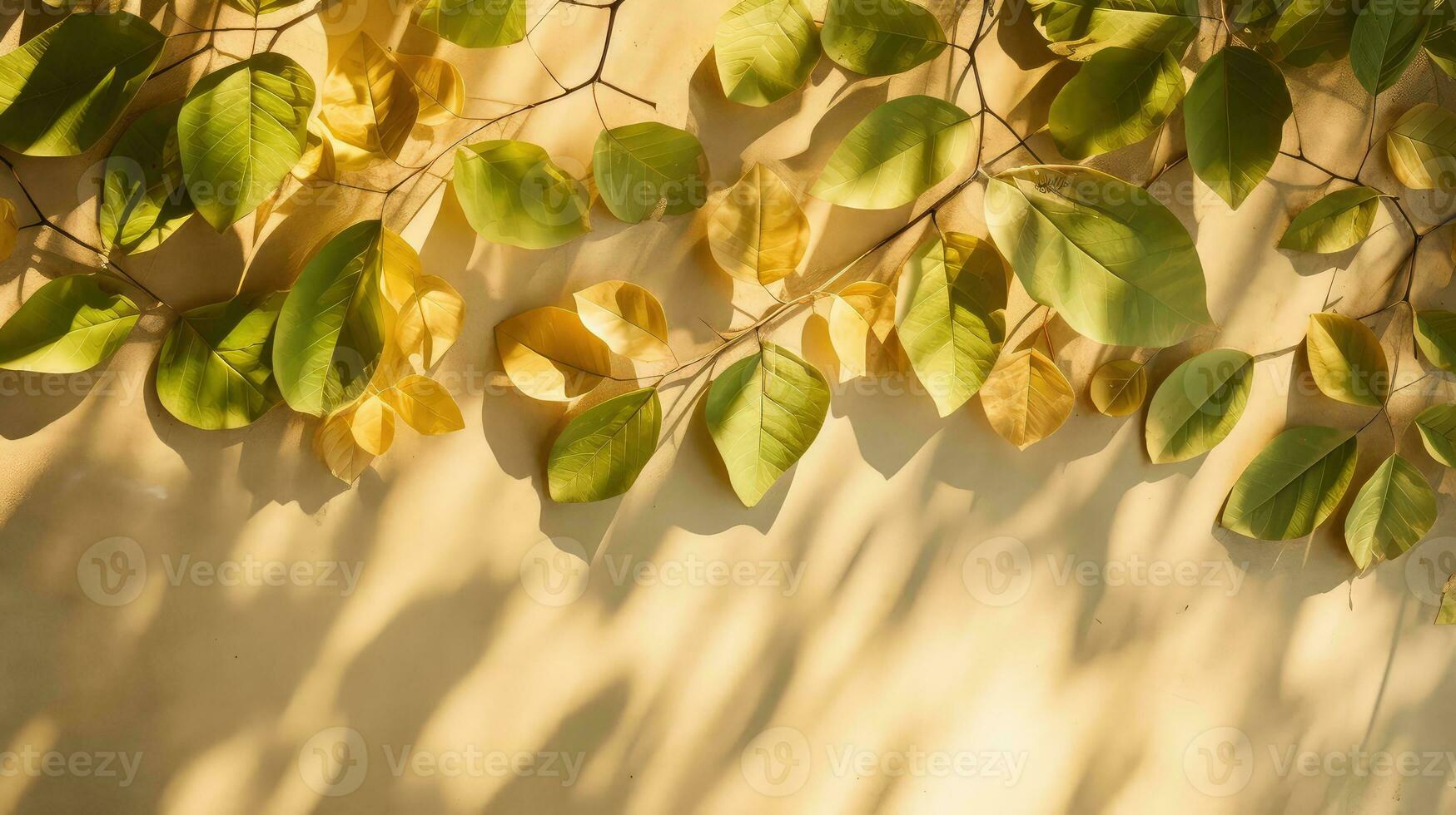 fundo a sobrecarga árvore fronteira topo Visão ai gerado foto