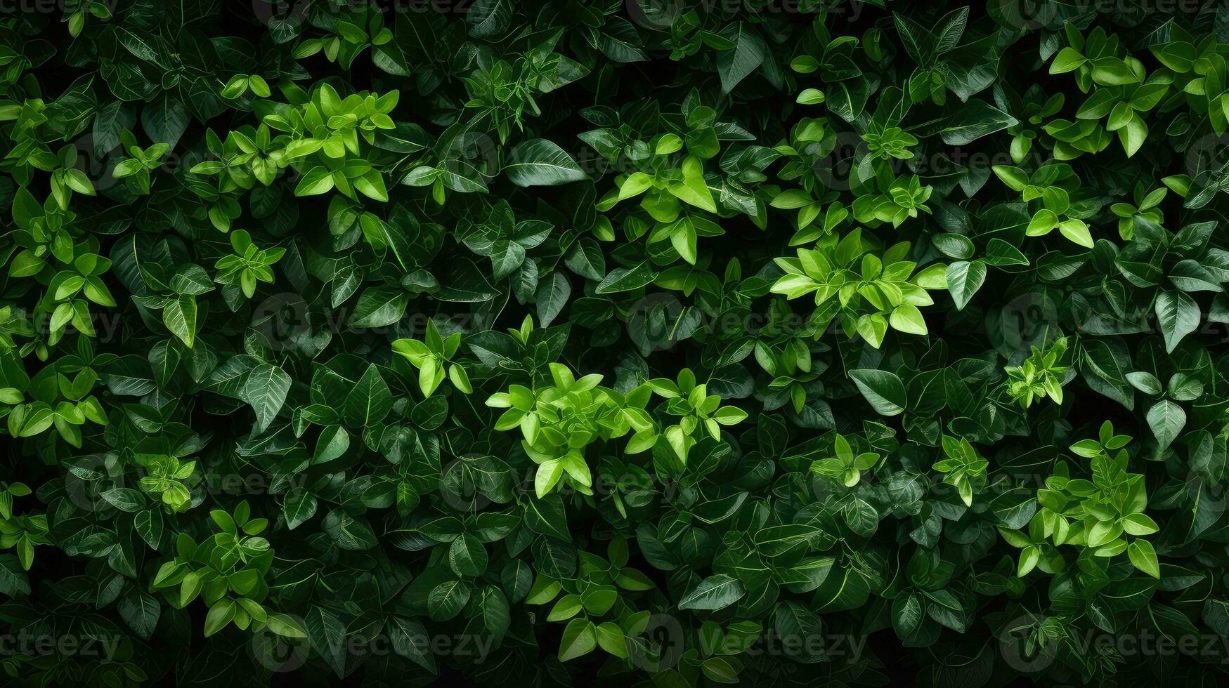 vegetal a sobrecarga verde fronteira topo Visão ai gerado foto