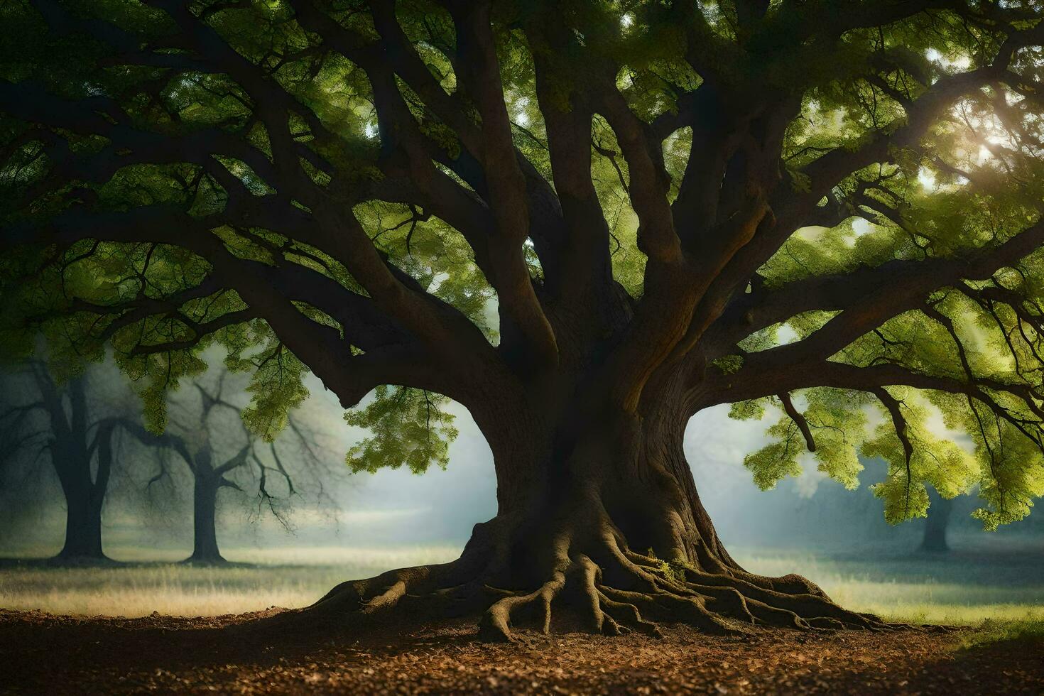a árvore do vida de James McCormick. gerado por IA foto