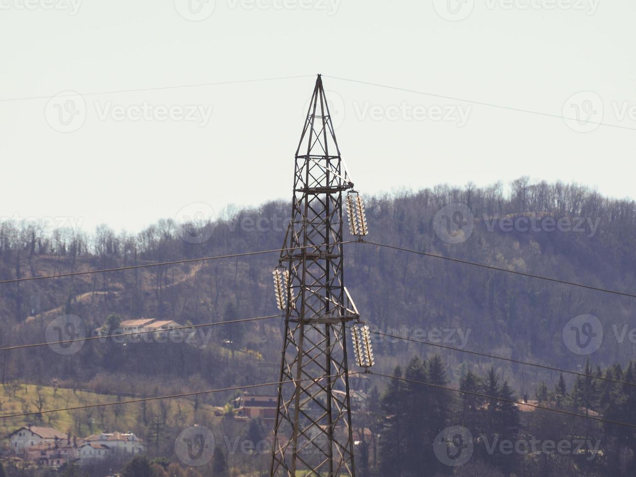 mastro da torre de comunicação foto