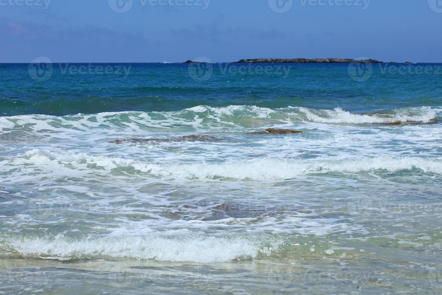 falassarna praia lagoa azul ilha de creta verão 2020 covid19 feriados foto