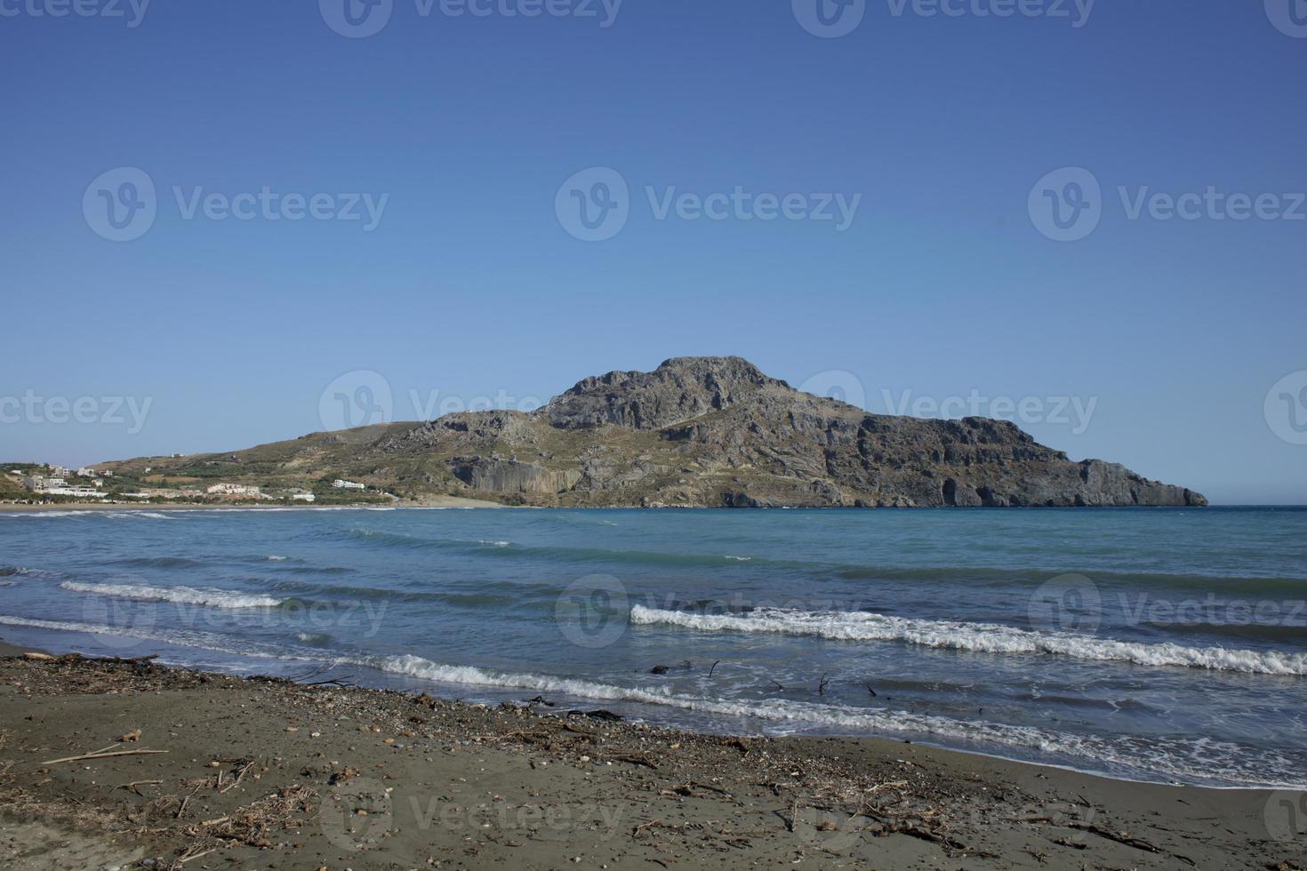 Plakias Beach Creta Island verão 2020 covid-19 temporada feriados foto