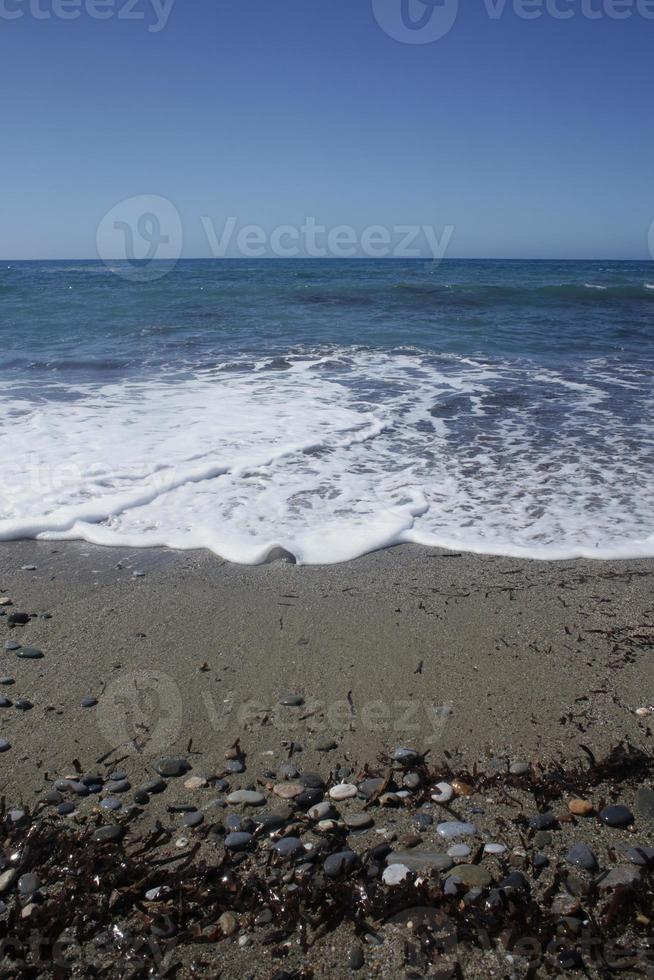 praia de rodakino ilha de creta área de peristeres verão fundo covid-19 foto