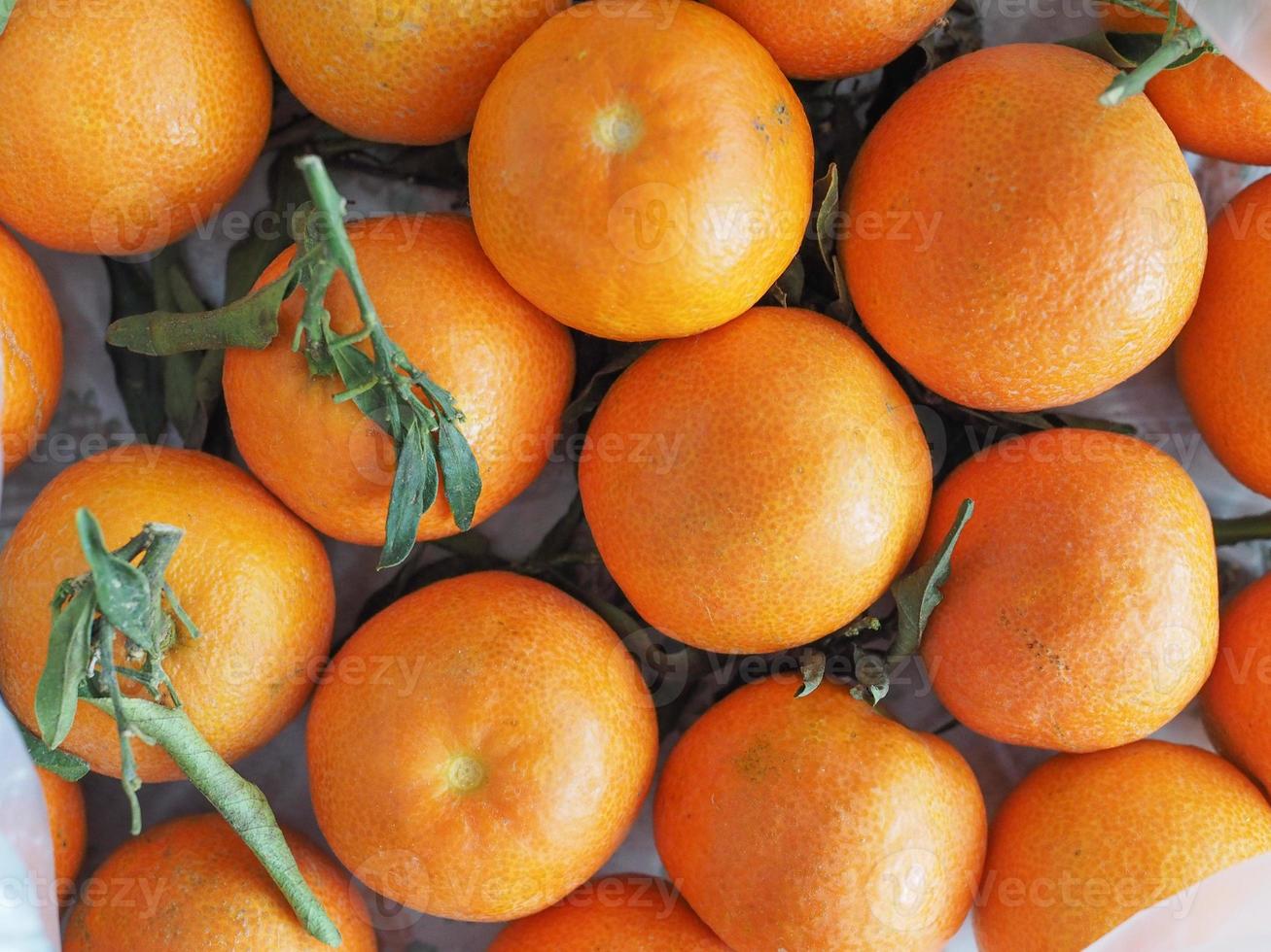 comida de fruta tangerina foto