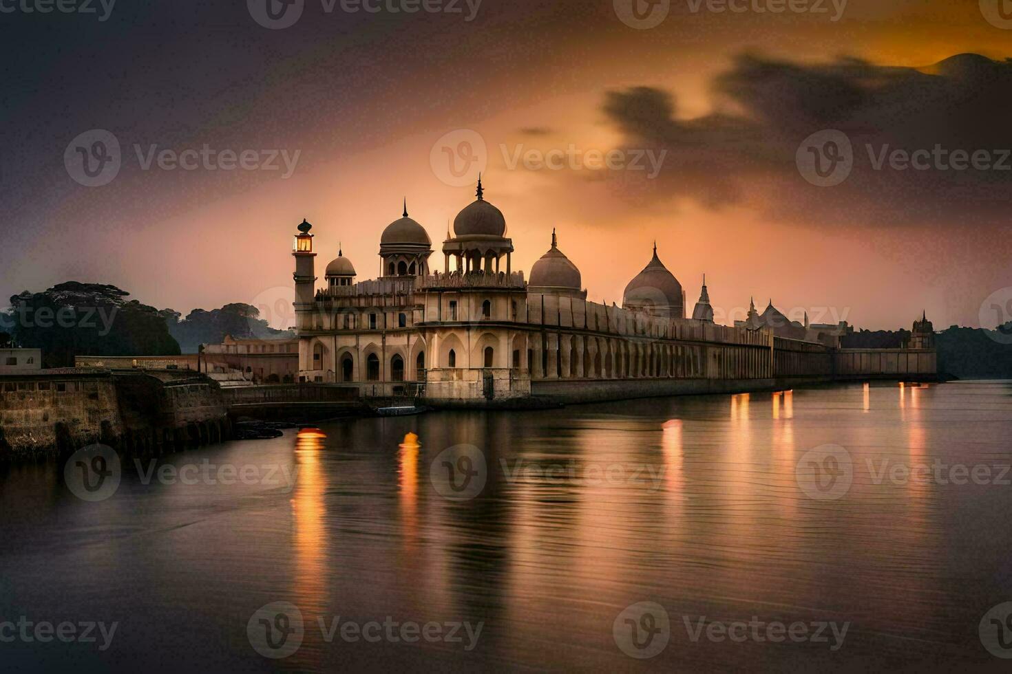a Palácio do a ótimo pessoa, meu Deus, Índia. gerado por IA foto