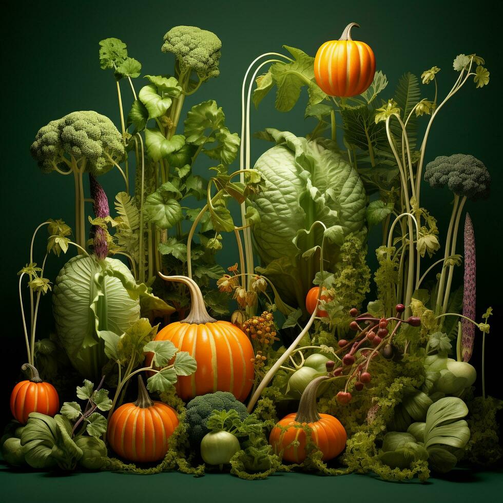 plantas com legumes foto