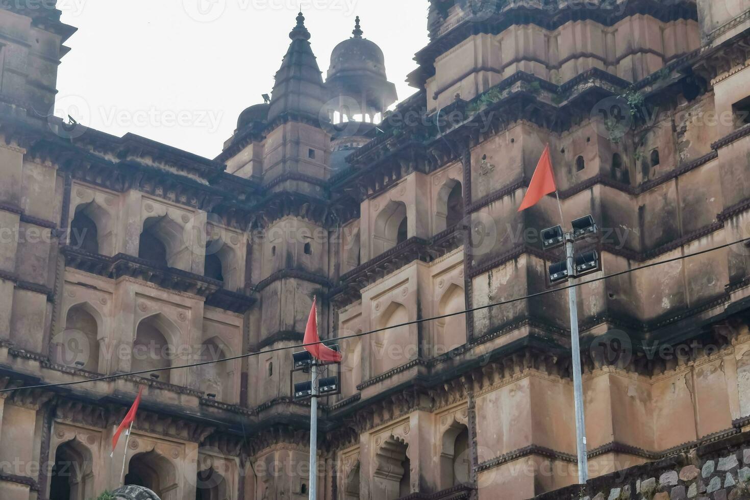 lindo Visão do Orquídea Palácio forte, rajá mahal e chaturbhuj têmpora a partir de jahangir Mahal, orcha, madhya Pradesh, jahangir mahal Orquídea forte dentro orcha, madhya Pradesh, indiano arqueológico sites foto