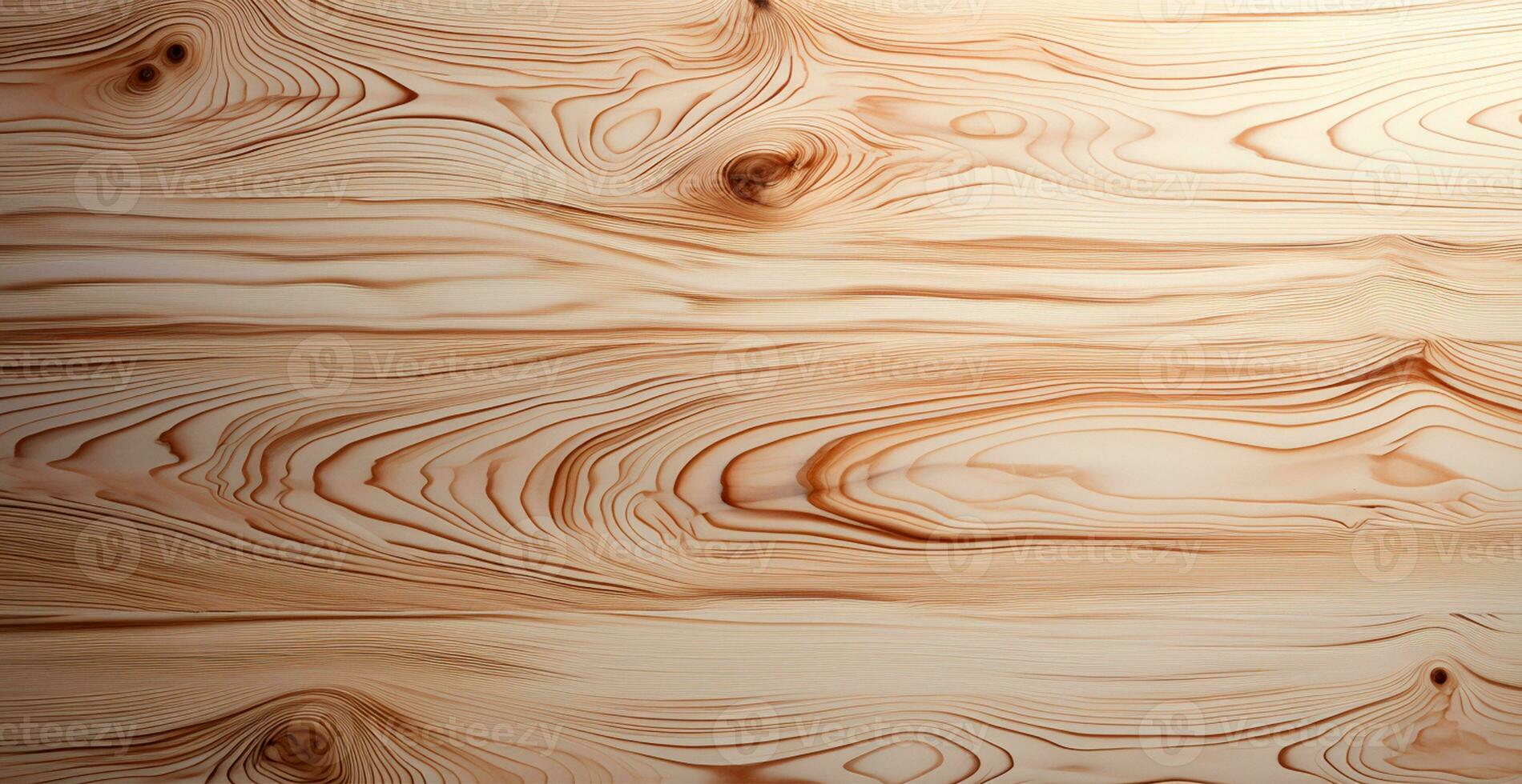 luz madeira textura, panorâmico fundo - ai gerado imagem foto