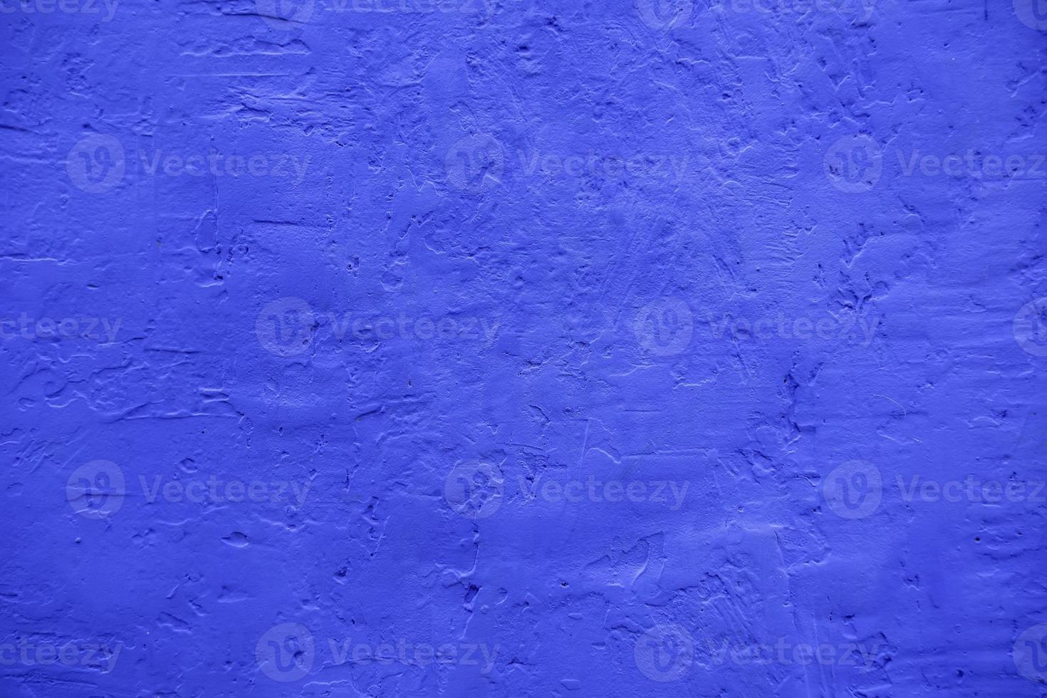 parede azul áspera com textura foto