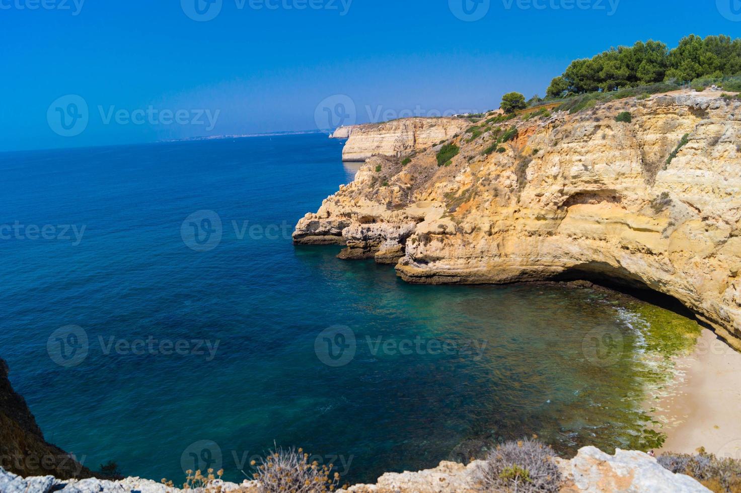 litoral algarve portugal foto