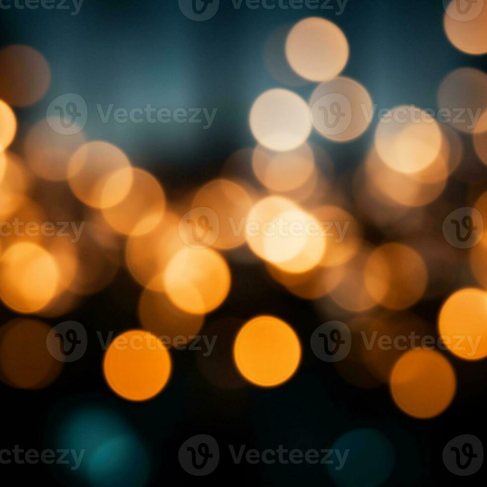 borrado bokeh, brilhante luzes, iluminação em uma Sombrio fundo - ai gerado imagem foto