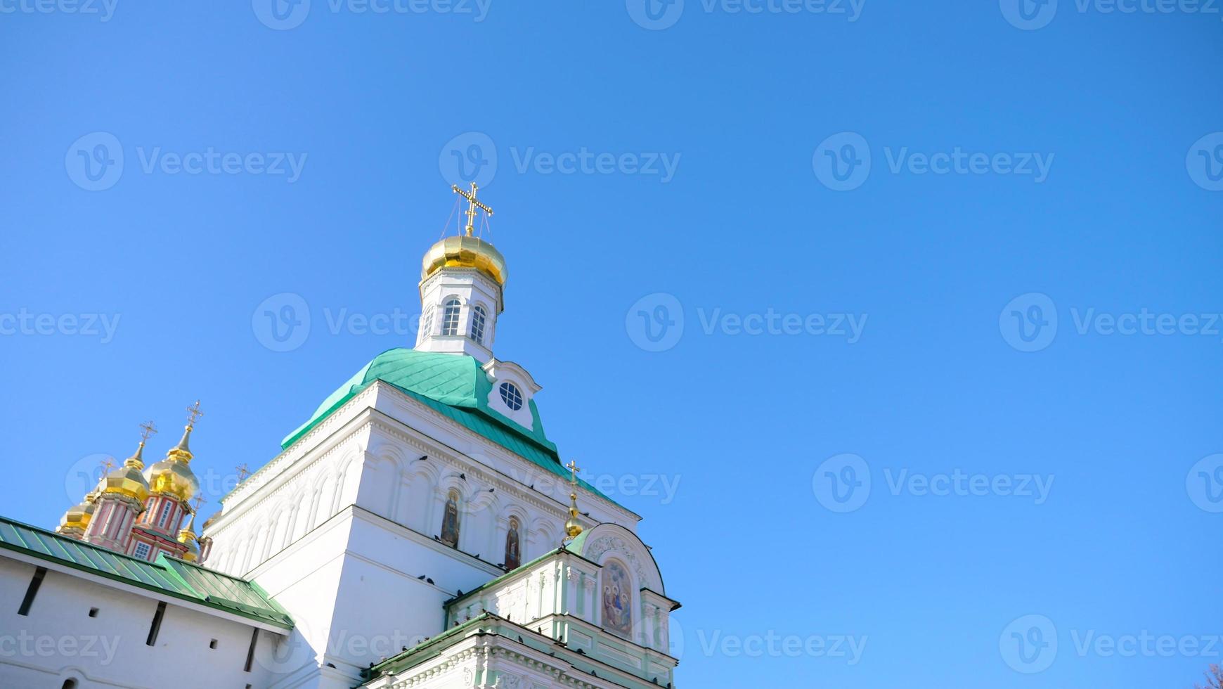 trinity sergius lavra em sergiev posad na rússia de moscou foto