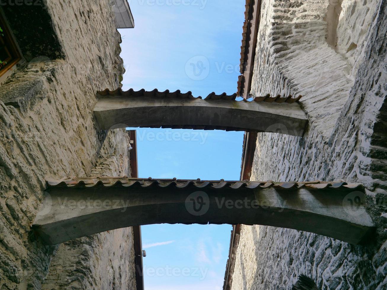 arquitetura centro histórico cidade velha de tallinn, estônia foto