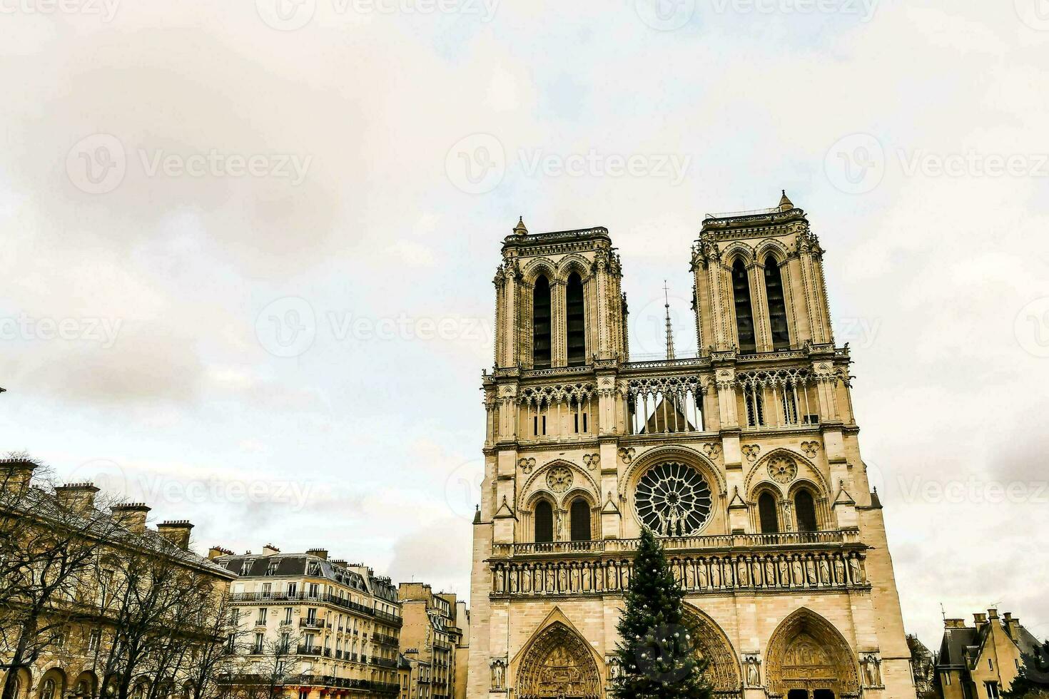 a catedral do notre dame dentro Paris foto