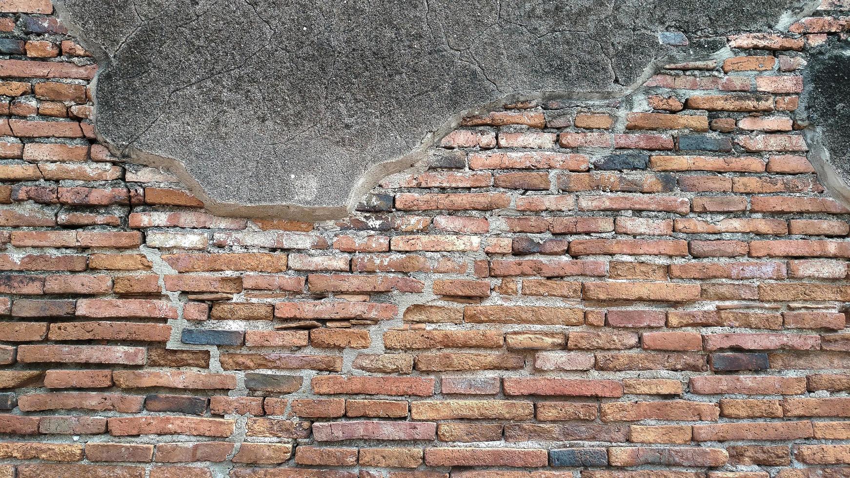 fundo de textura de parede de tijolo velho foto