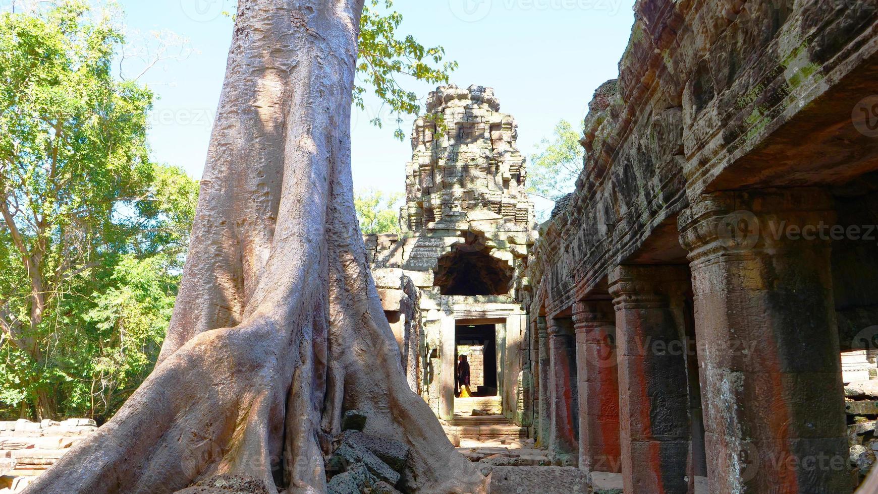 banteay kdei, parte do complexo de Angkor Wat em Siem Reap, Camboja foto