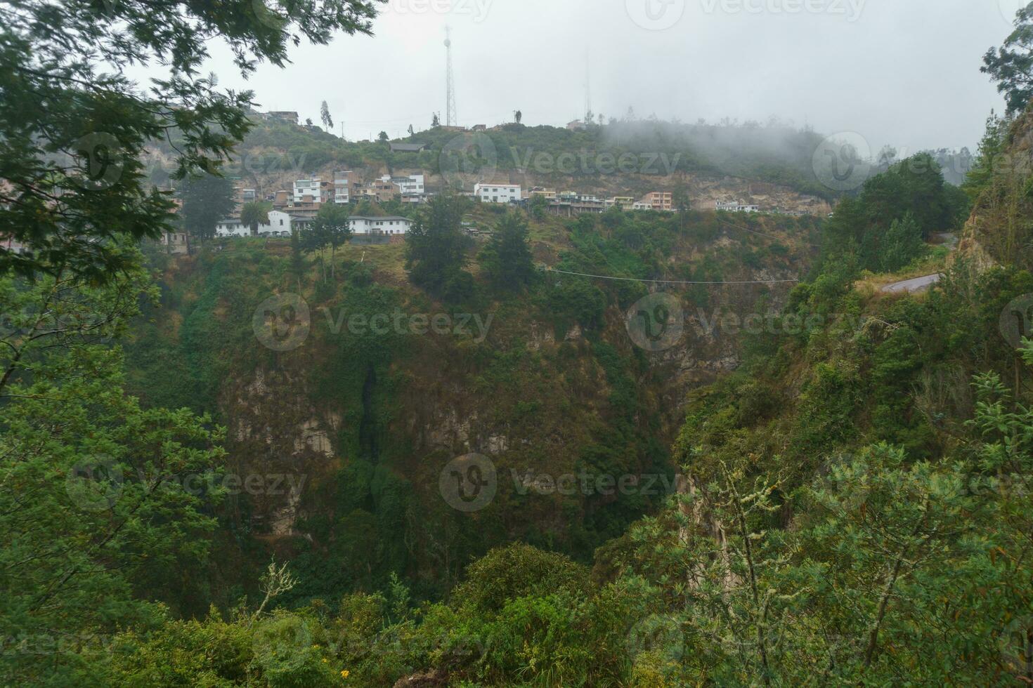 Visão do a Vila dentro Colômbia foto