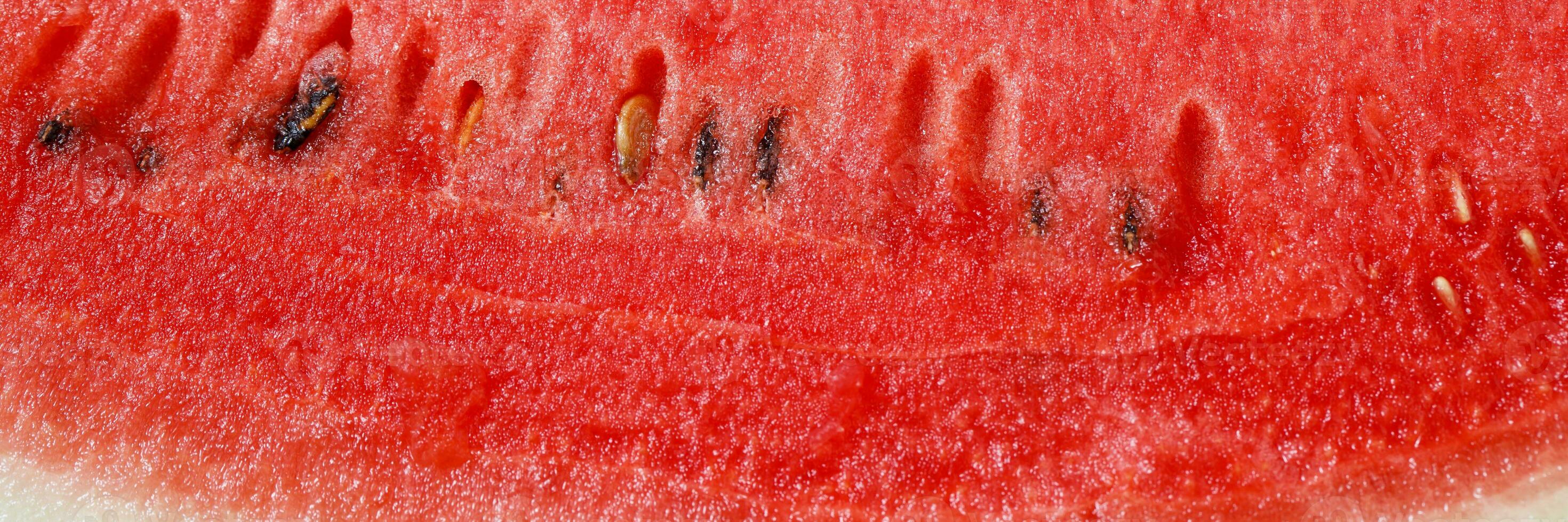 vermelho Melancia fruta textura fundo cenário rico dentro saudável nutrientes foto